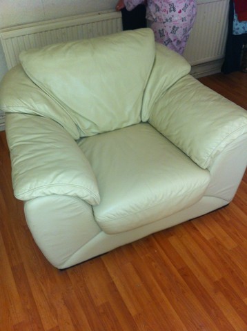 Leather upholstery cleaning after